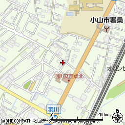 栃木県小山市羽川85周辺の地図