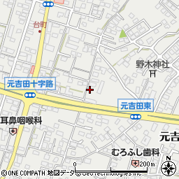 茨城県水戸市元吉田町2240周辺の地図