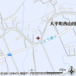 栃木県栃木市大平町西山田748周辺の地図