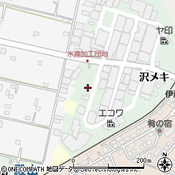 茨城県ひたちなか市沢メキ周辺の地図