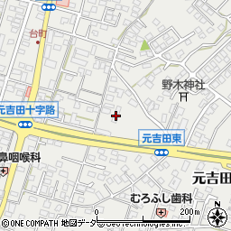茨城県水戸市元吉田町2240-1周辺の地図