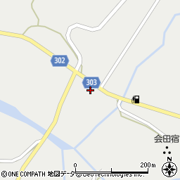 長野県松本市会田168-1周辺の地図