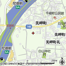 石川県加賀市美岬町周辺の地図
