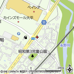 和光メガネ　大平本店周辺の地図