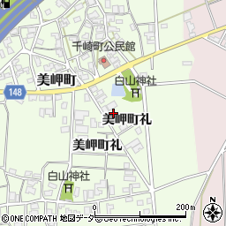 石川県加賀市美岬町礼28周辺の地図