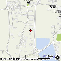 茨城県桜川市友部1407周辺の地図