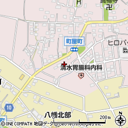 群馬県高崎市町屋町910-1周辺の地図