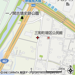 群馬県伊勢崎市本関町1234周辺の地図