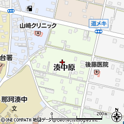 茨城県ひたちなか市湊中原周辺の地図