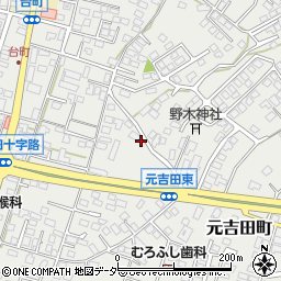 茨城県水戸市元吉田町2245-4周辺の地図