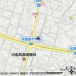 茨城県水戸市元吉田町1629-6周辺の地図