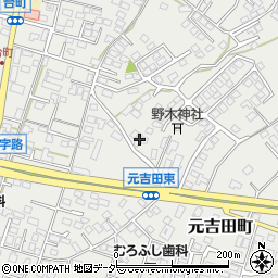 茨城県水戸市元吉田町2569-1周辺の地図