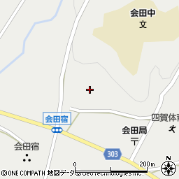 長野県松本市会田613周辺の地図
