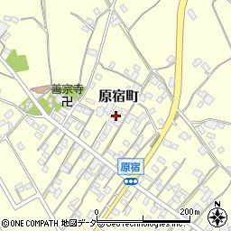群馬県太田市原宿町周辺の地図
