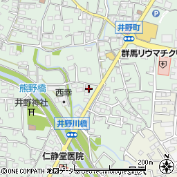 群馬県高崎市井野町1193周辺の地図