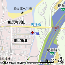 石川県加賀市田尻町北32周辺の地図