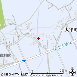 栃木県栃木市大平町西山田821周辺の地図