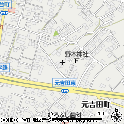 茨城県水戸市元吉田町2568周辺の地図