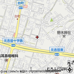 茨城県水戸市元吉田町1658-2周辺の地図