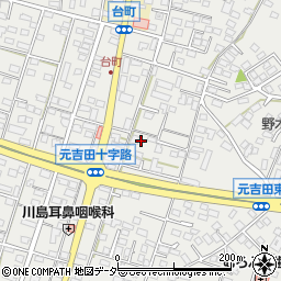 茨城県水戸市元吉田町1650-4周辺の地図