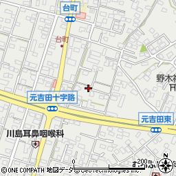 茨城県水戸市元吉田町1650-2周辺の地図