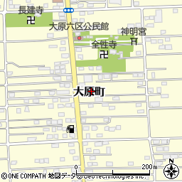 群馬県太田市大原町344周辺の地図