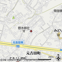 茨城県水戸市元吉田町2562-35周辺の地図