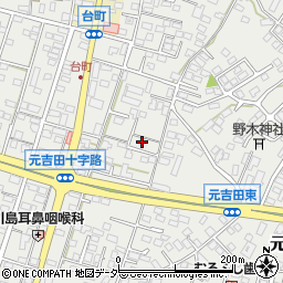 茨城県水戸市元吉田町1658-3周辺の地図