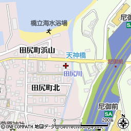石川県加賀市田尻町北31周辺の地図