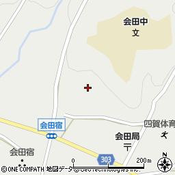 長野県松本市会田614周辺の地図