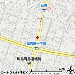 茨城県水戸市元吉田町1630-4周辺の地図