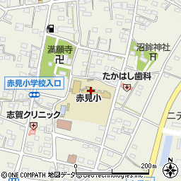 佐野市　第２赤見こどもクラブ周辺の地図