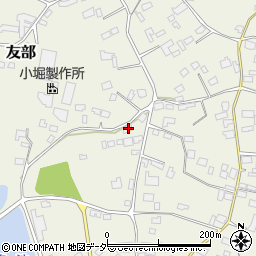 茨城県桜川市友部1502-1周辺の地図