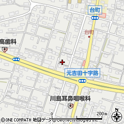 茨城県水戸市元吉田町735-1周辺の地図