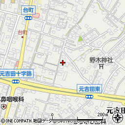 茨城県水戸市元吉田町2246-1周辺の地図
