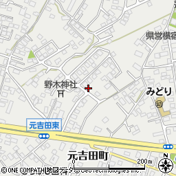 茨城県水戸市元吉田町2562-44周辺の地図