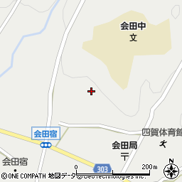 長野県松本市会田611周辺の地図