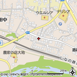 長野県東御市田中590-41周辺の地図