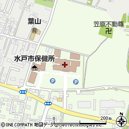 茨城県中央保健所　エイズ相談専用窓口周辺の地図