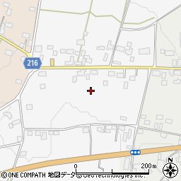 茨城県桜川市中泉周辺の地図