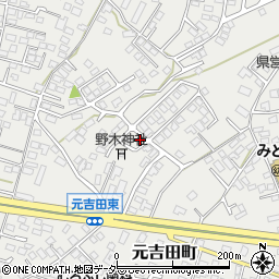 茨城県水戸市元吉田町2562-18周辺の地図