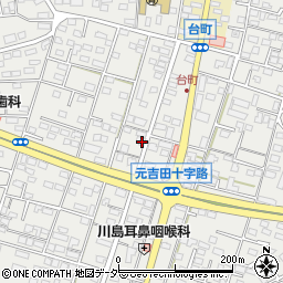 茨城県水戸市元吉田町734-1周辺の地図