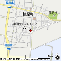 石川県加賀市篠原町リ42周辺の地図