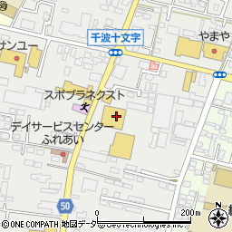 茨城トヨタ自動車水戸千波店周辺の地図