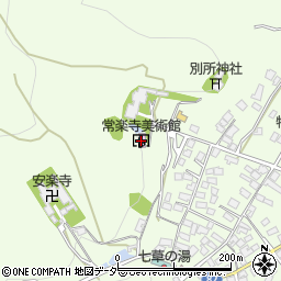 常楽寺美術館周辺の地図