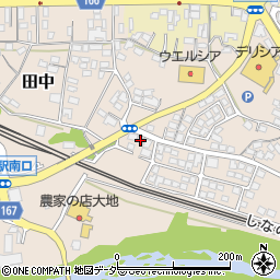 長野県東御市田中590-37周辺の地図