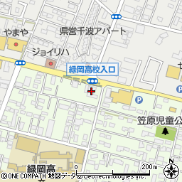 水戸市精神障害者社会復帰施設周辺の地図