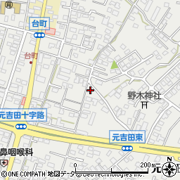 茨城県水戸市元吉田町2247-1周辺の地図