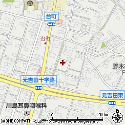 茨城県水戸市元吉田町1651-3周辺の地図