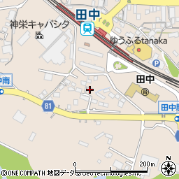長野県東御市田中458周辺の地図
